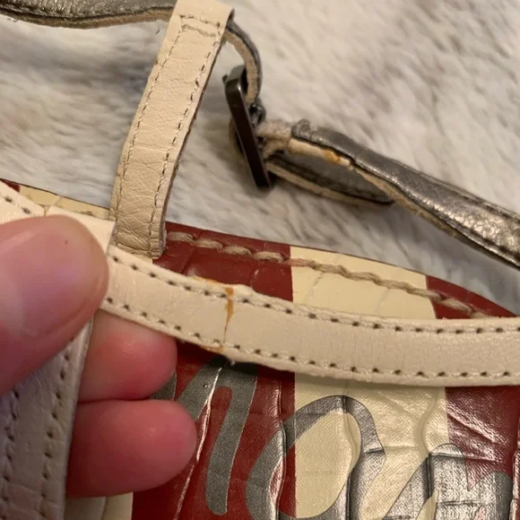 Sam Edelman White Studded American Flag Sandals - Picture 4 of 6